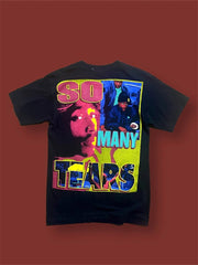 TuPac t-shirt front and back print size M