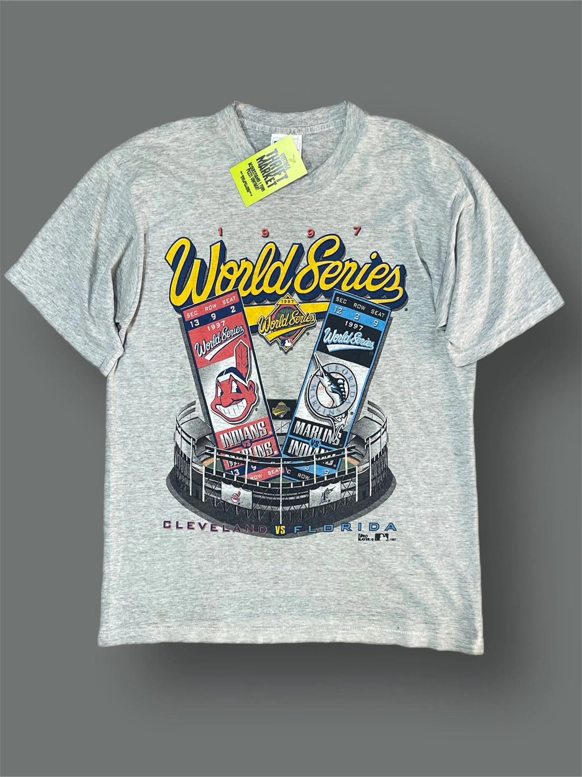 World Series 1997 MLB Vintage T-Shirt sz M