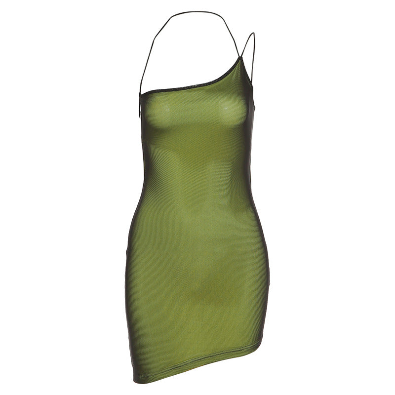 Summer New Women's Fashion Design Sense Tied Slim Fit Sheath Dress For Women