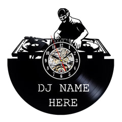 Personalized Clock Gift for a Dj Friend