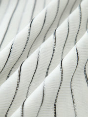 Striped Sleeveless Midi Dress