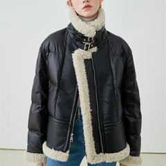 Lamb New Small Thick Warm Bread Jacket