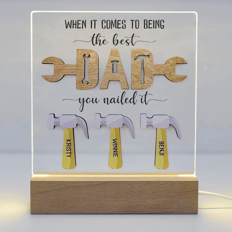 Gulleiâ„?Dad's Little Fixers: Personalized Night Light