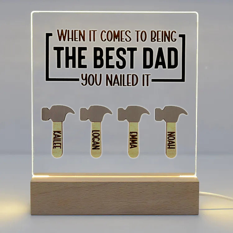 Gulleiâ„?Personalized Handyman Night Light - Gift for Dad