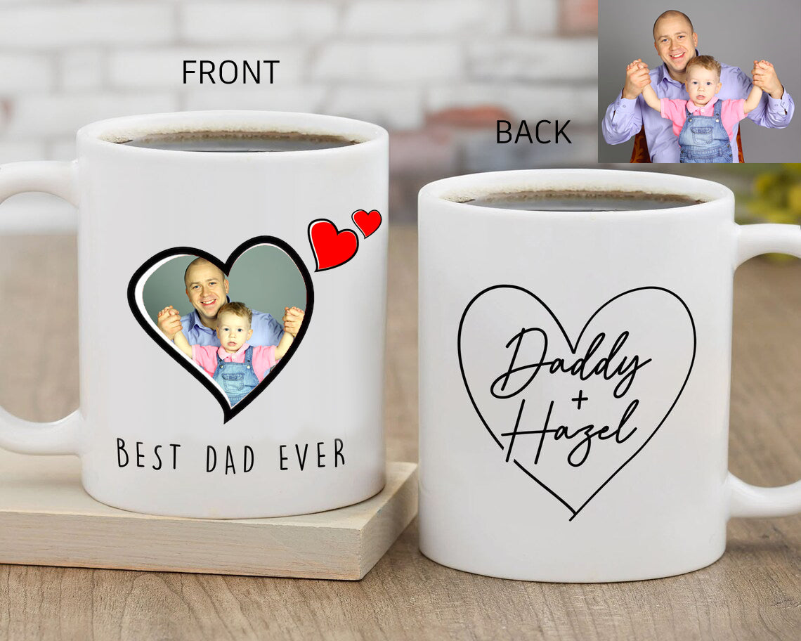 Gulleiâ„?Coffee Mug with Custom Photo and Names