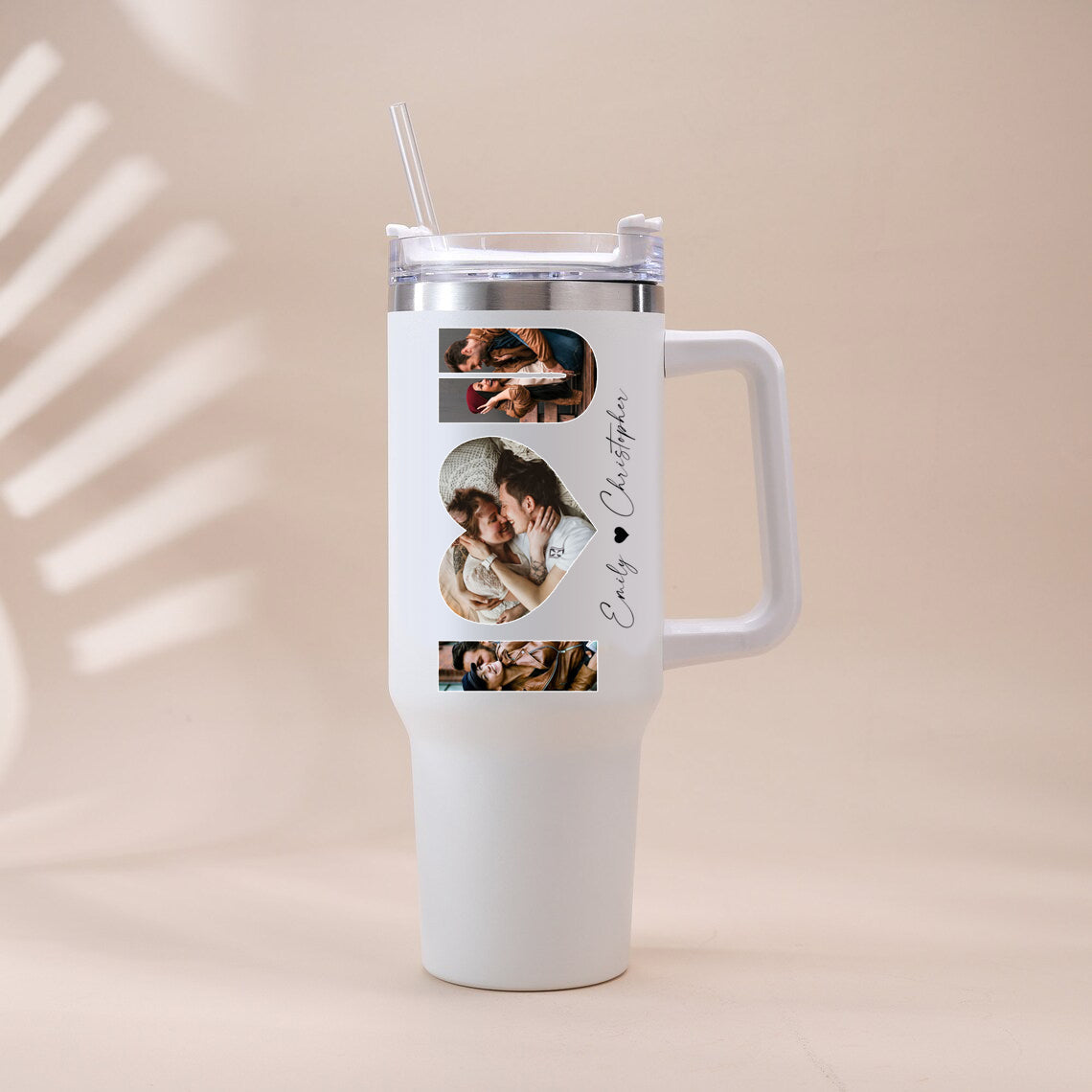 Gulleiâ„?Custom I Love You Couple Photos Tumbler
