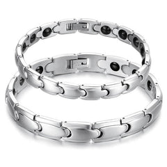 316L Stainess Steel Anti Fatigue Never Fade Couple Bracelets Set