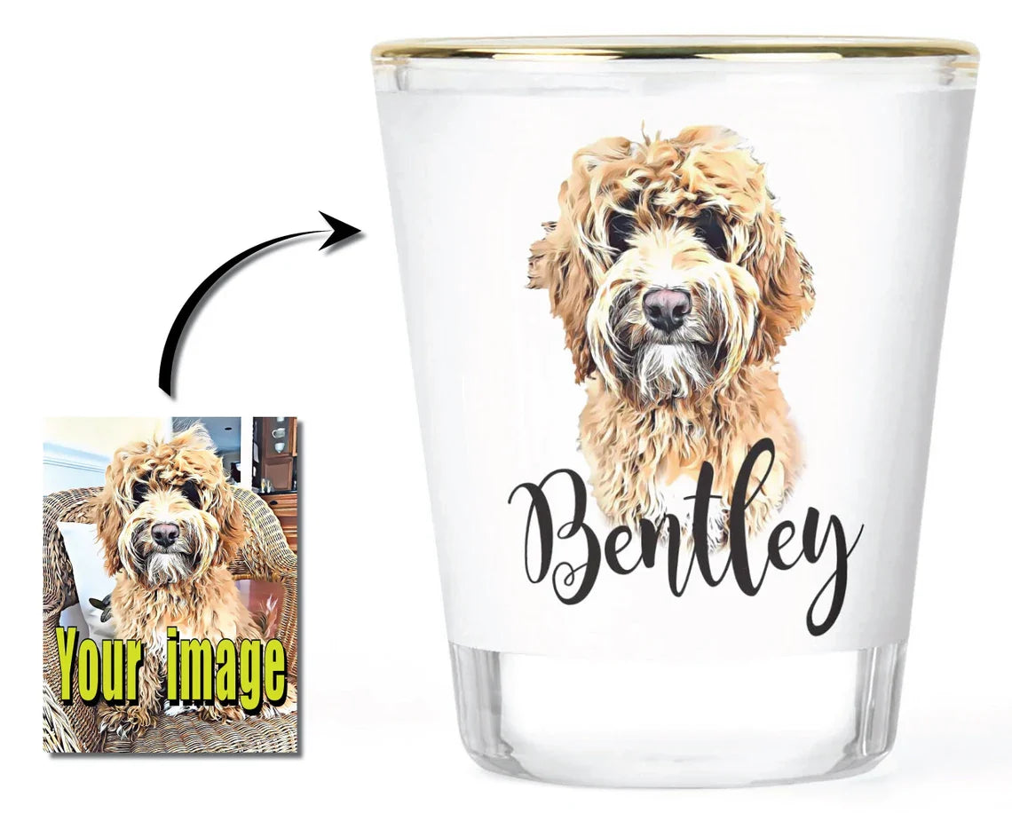 Gulleiâ„?Personalized Pet Photo Shot Glass