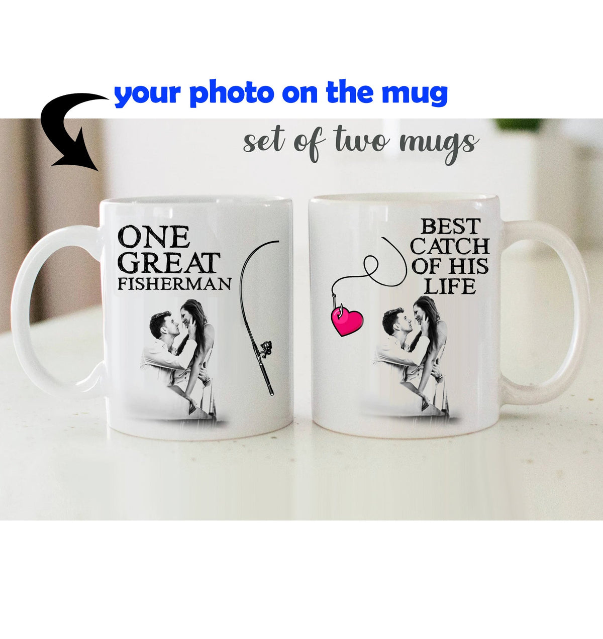 Gulleiâ„?Fishing Enthusiasts Matching Coffee Mugs