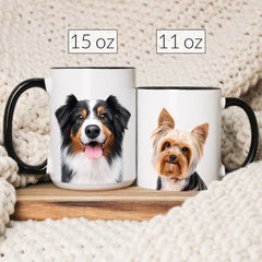Personalized Pet Photo Mug â€?Custom Dog or Cat Mug (11oz & 15oz)