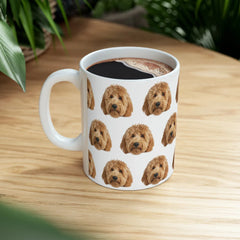 Gulleiâ„?Personalized Pet Face Pattern Coffee Mug