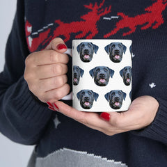 Gulleiâ„?Personalized Pet Face Pattern Coffee Mug