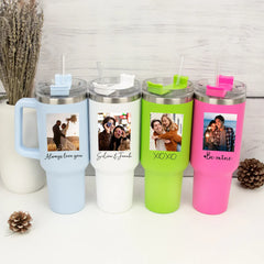 Gulleiâ„?Custom Photo Tumbler Set for Couples