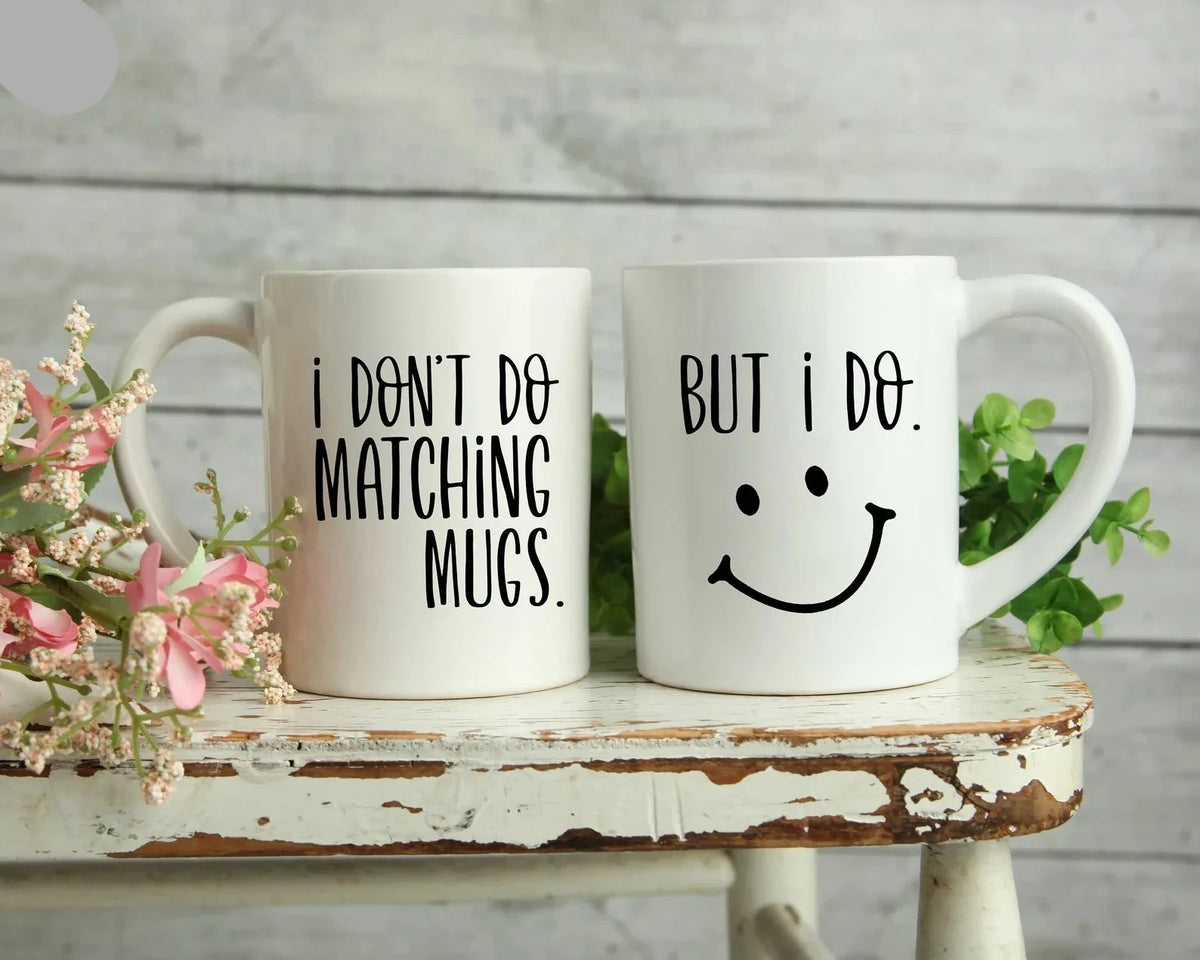 Couples Matching Coffee Mugs Set