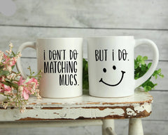 Couples Matching Coffee Mugs Set