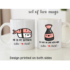 Gulleiâ„?Sushi Soymates Matching Coffee Mug Set