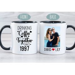 Gulleiâ„?Husband Wife Anniversary Custom Photo Mug