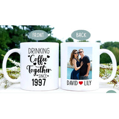 Gulleiâ„?Husband Wife Anniversary Custom Photo Mug