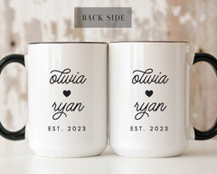 Gulleiâ„?Hubby Wifey Personalized Coffee Mugs Set