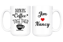 Gulleiâ„?Personalized Wedding Anniversary Mug for Couple