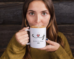 Gulleiâ„?Name Initials Matching Coffee Mug Set