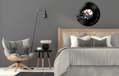 Personalized DJ LP Record Wall Clock â€?Custom Photo & Name, Silent Quartz