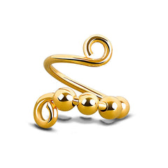 Spinning Beads Fidget Ring for Her