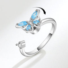 Spinning Butterfly Fidget Ring
