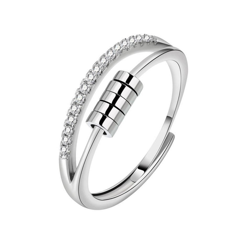 Spin Beads Fidget Ring for Her