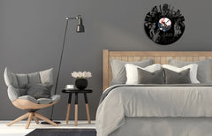 Personalized Jazz LP Record Wall Clock â€?Custom Photo & Name, Silent Quartz