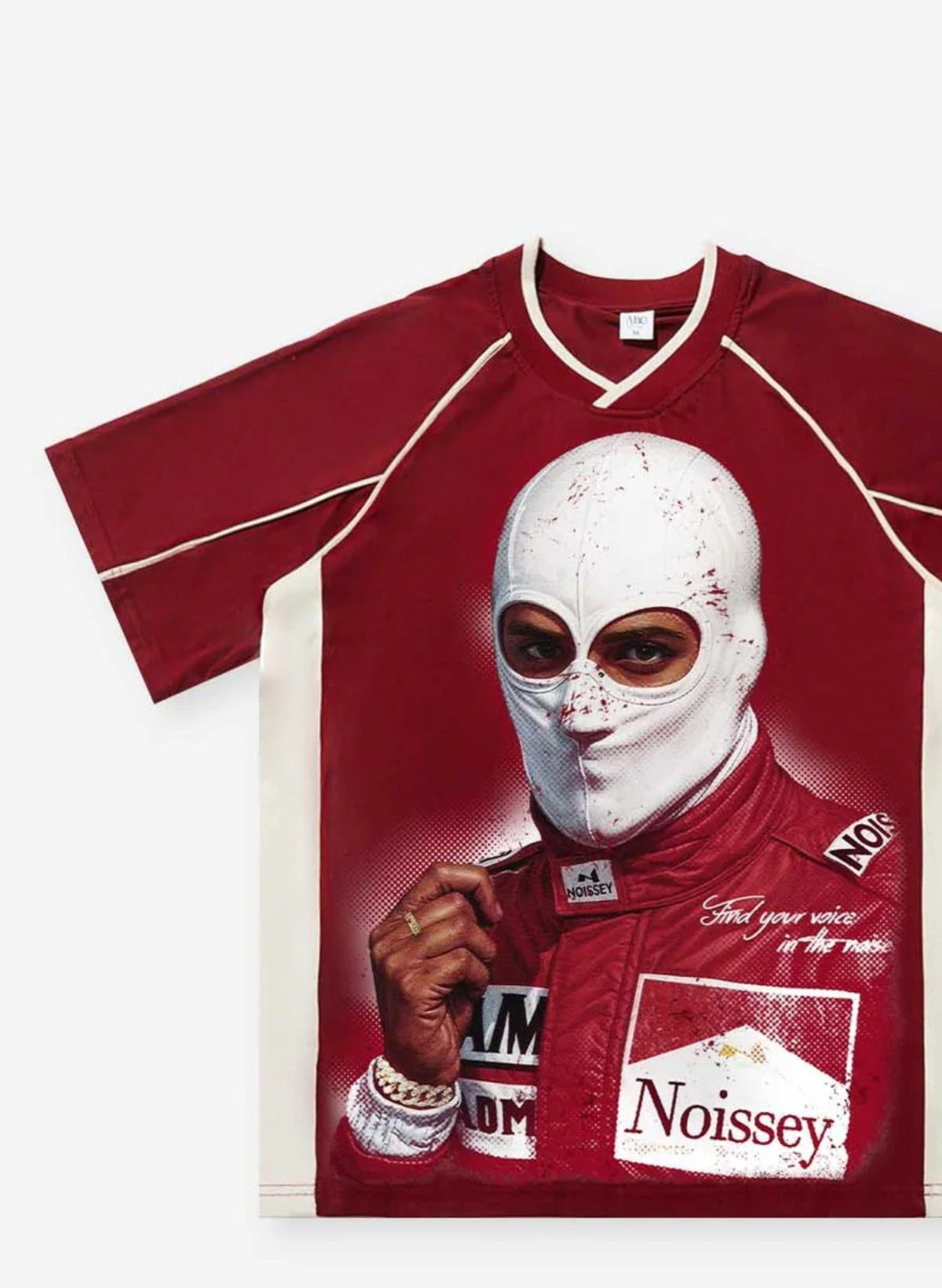 Maglia F1 oversize streetwear