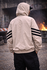DRIP STRIPES JACKET BEIGE