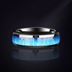 Engraved Unique Mens Marriage NFC Ring