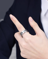 Spiked Tungsten Self Defense Ring - Men's Wedding Band